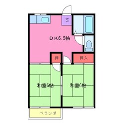 ファミーユさがらの物件間取画像